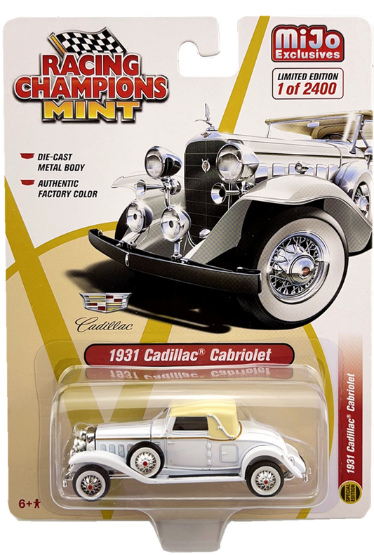 Racing Champions Mijo Exclusives 1931 Cadillac Carbiolet White 1:64